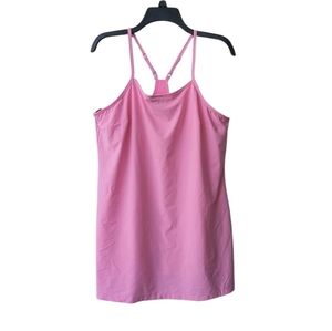 All in Motion Bright Bubble Gum Pink Women's Skort Dress W/ Adjustable Straps L